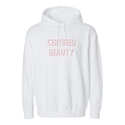 Certified Beauty Funny Ice Hockey Slang Wheel Snipe Celly Cool Gift Garment-Dyed Fleece Hoodie