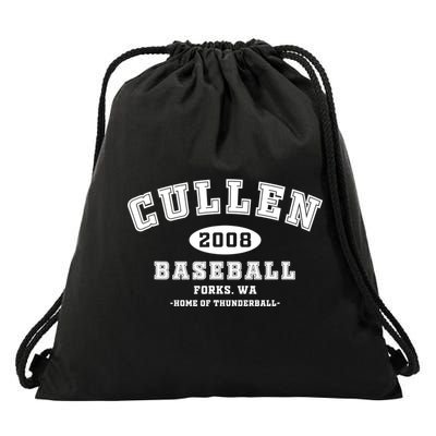 Cullen Baseball Forks Washington, Home Of Thunderball TShirt Drawstring Bag