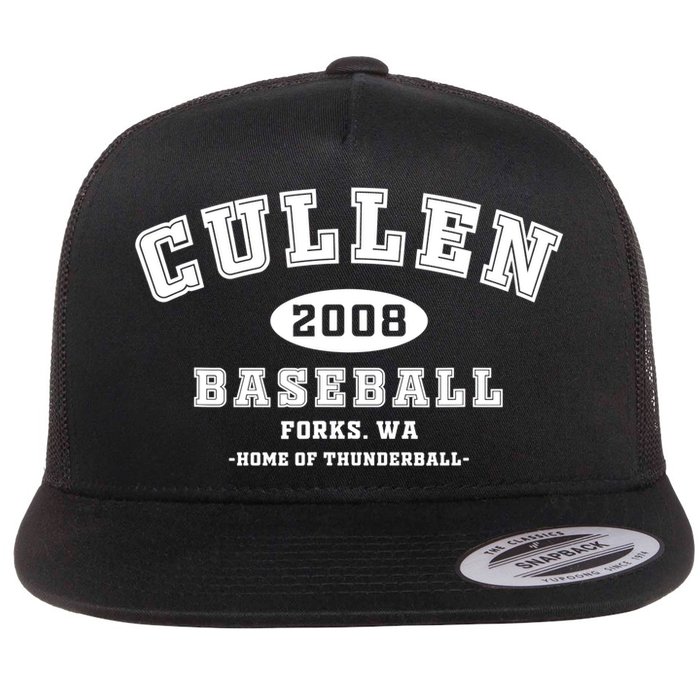 Cullen Baseball Forks Washington, Home Of Thunderball TShirt Flat Bill Trucker Hat