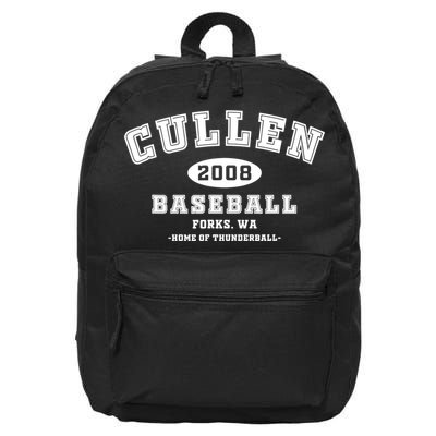 Cullen Baseball Forks Washington, Home Of Thunderball TShirt 16 in Basic Backpack