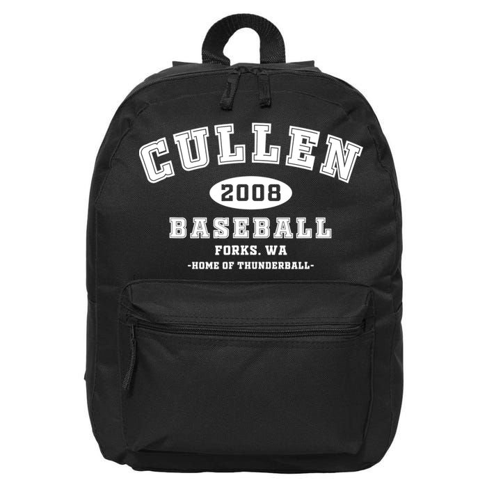 Cullen Baseball Forks Washington, Home Of Thunderball TShirt 16 in Basic Backpack
