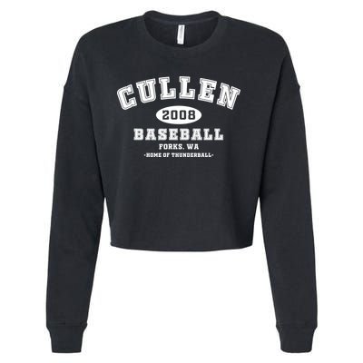 Cullen Baseball Forks Washington, Home Of Thunderball TShirt Cropped Pullover Crew