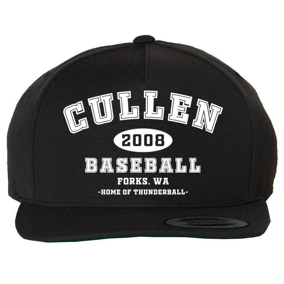 Cullen Baseball Forks Washington, Home Of Thunderball TShirt Wool Snapback Cap