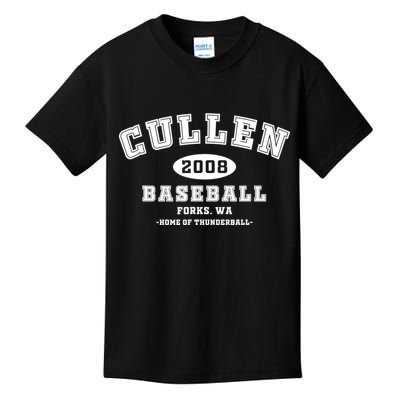 Cullen Baseball Forks Washington, Home Of Thunderball TShirt Kids T-Shirt