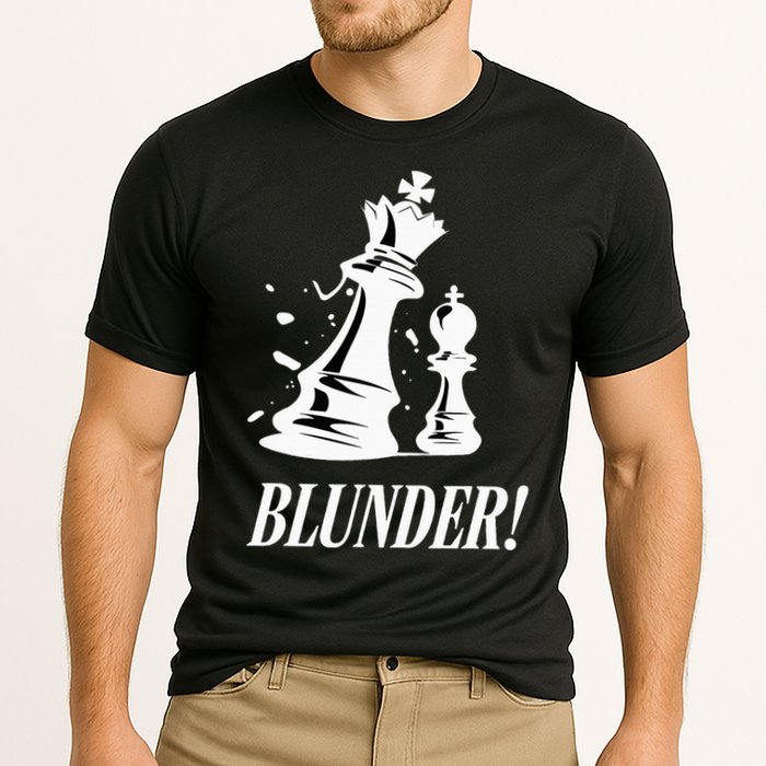Chess Blunder Funny Player Joke Club Team Game Humor Performance Shirt