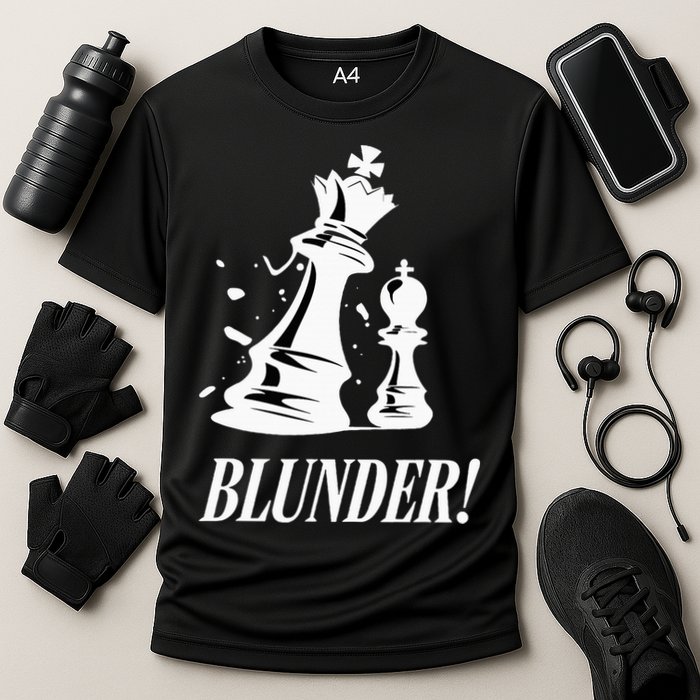 Chess Blunder Funny Player Joke Club Team Game Humor Performance Shirt