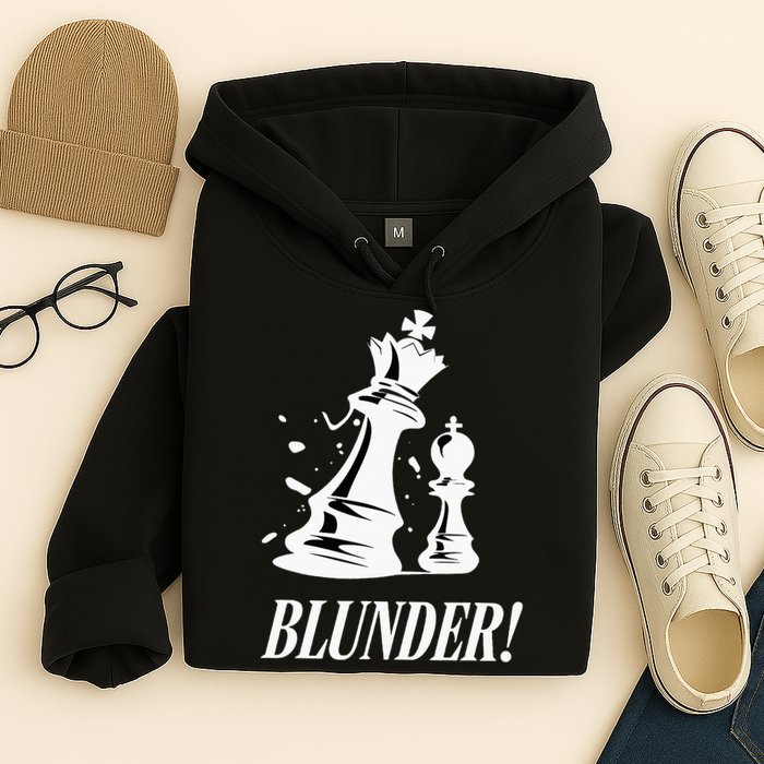 Chess Blunder Funny Player Joke Club Team Game Humor Hoodie