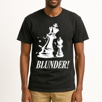 Chess Blunder Funny Player Joke Club Team Game Humor Tall T-Shirt