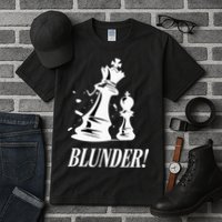 Chess Blunder Funny Player Joke Club Team Game Humor Tall T-Shirt