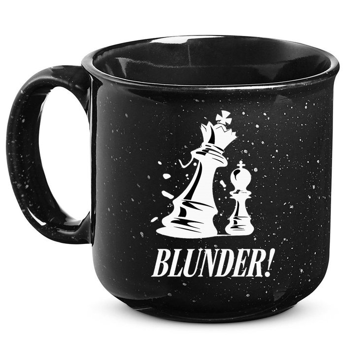 Chess Blunder Funny Player Joke Club Team Game Humor 15oz Campfire Ceramic Mug