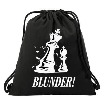 Chess Blunder Funny Player Joke Club Team Game Humor Drawstring Bag