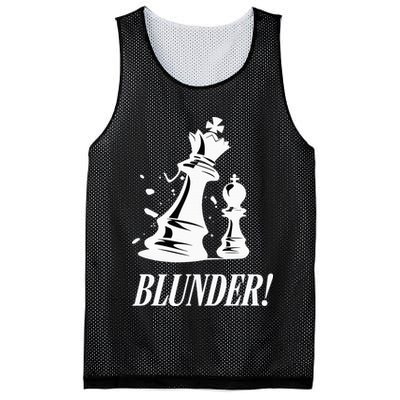Chess Blunder Funny Player Joke Club Team Game Humor Mesh Reversible Basketball Jersey Tank