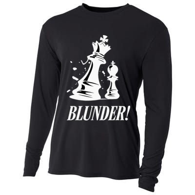 Chess Blunder Funny Player Joke Club Team Game Humor Cooling Performance Long Sleeve Crew