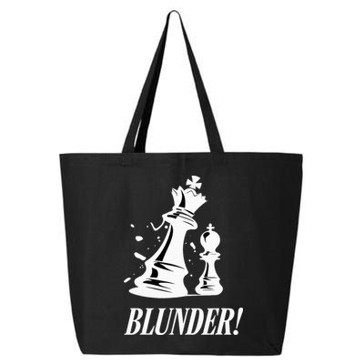 Chess Blunder Funny Player Joke Club Team Game Humor 25L Jumbo Tote