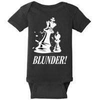 Chess Blunder Funny Player Joke Club Team Game Humor Baby Bodysuit