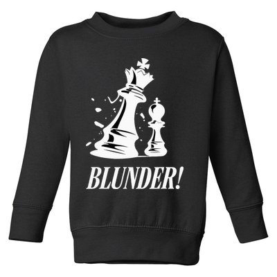 Chess Blunder Funny Player Joke Club Team Game Humor Toddler Sweatshirt