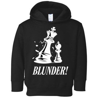 Chess Blunder Funny Player Joke Club Team Game Humor Toddler Hoodie