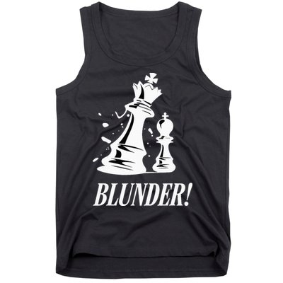 Chess Blunder Funny Player Joke Club Team Game Humor Tank Top