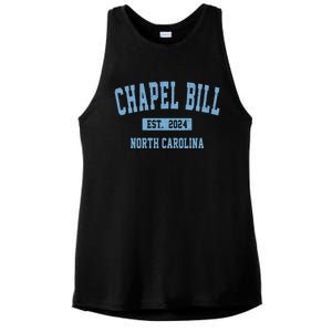 Chapel Bill Funny Sports Design North Carolina Ladies PosiCharge Tri-Blend Wicking Tank