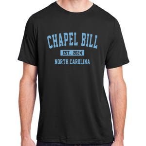 Chapel Bill Funny Sports Design North Carolina Adult ChromaSoft Performance T-Shirt