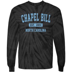 Chapel Bill Funny Sports Design North Carolina Tie-Dye Long Sleeve Shirt