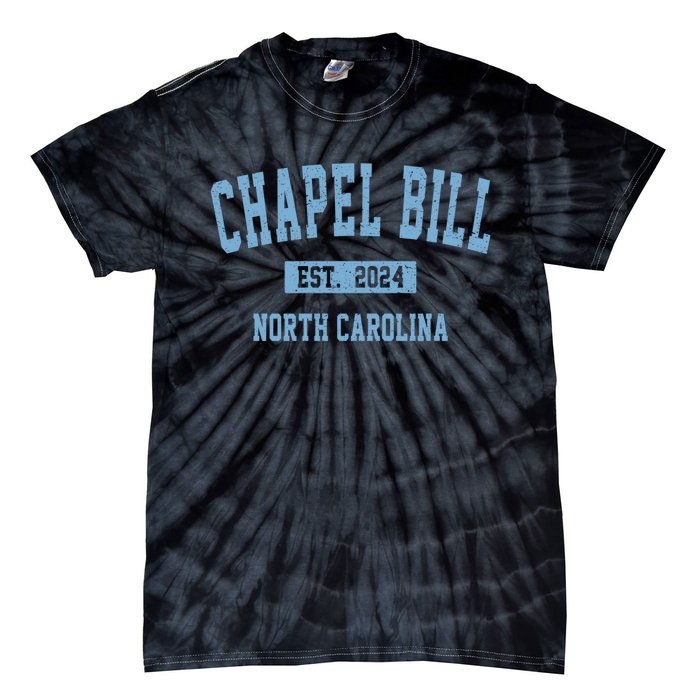 Chapel Bill Funny Sports Design North Carolina Tie-Dye T-Shirt