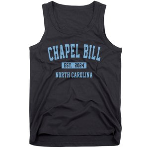 Chapel Bill Funny Sports Design North Carolina Tank Top