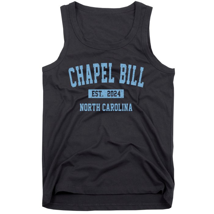 Chapel Bill Funny Sports Design North Carolina Tank Top