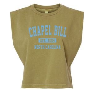 Chapel Bill Funny Sports Design North Carolina Garment-Dyed Women's Muscle Tee