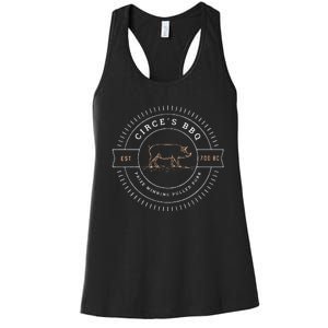 CirceS Bbq Funny Greek Mythology Women's Racerback Tank