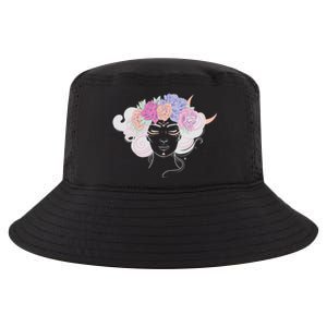 Cute Boho Flower Crown Woman Cool Comfort Performance Bucket Hat