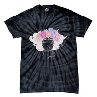 Cute Boho Flower Crown Woman Tie-Dye T-Shirt