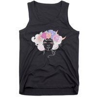Cute Boho Flower Crown Woman Tank Top
