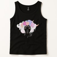 Cute Boho Flower Crown Woman Tank Top
