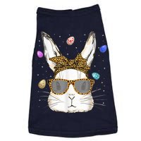 Cute Bunny Face Leopard Print Glasses Rabbit Easter Doggie Tank