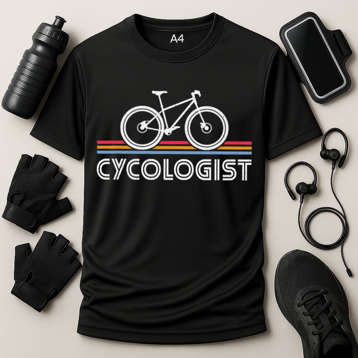 Cycologist Bicycle Funny Cycling Cycologist Cooling Performance Crew T-Shirt