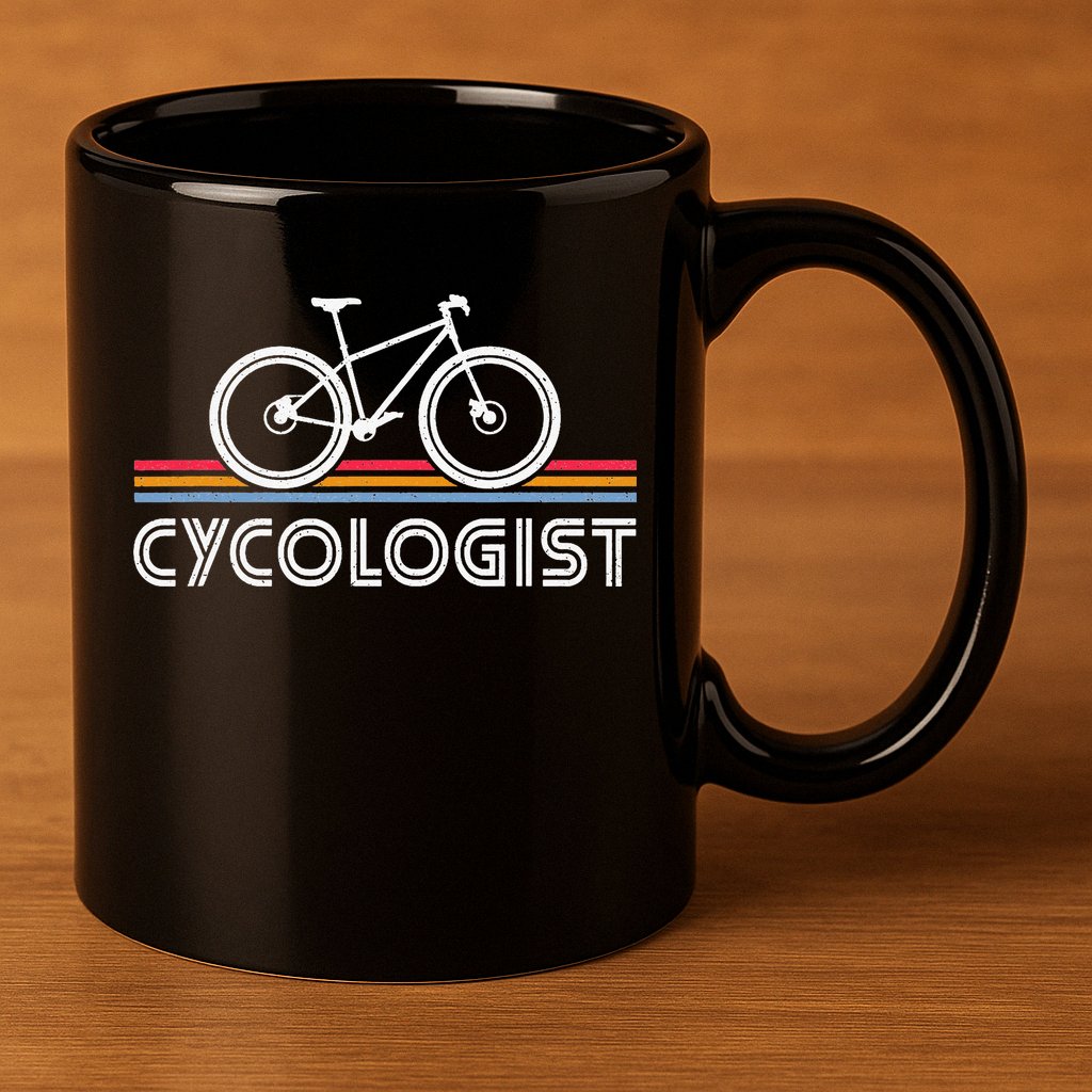 Cycologist Bicycle Funny Cycling Cycologist 11oz C Handle Ceramic Mug