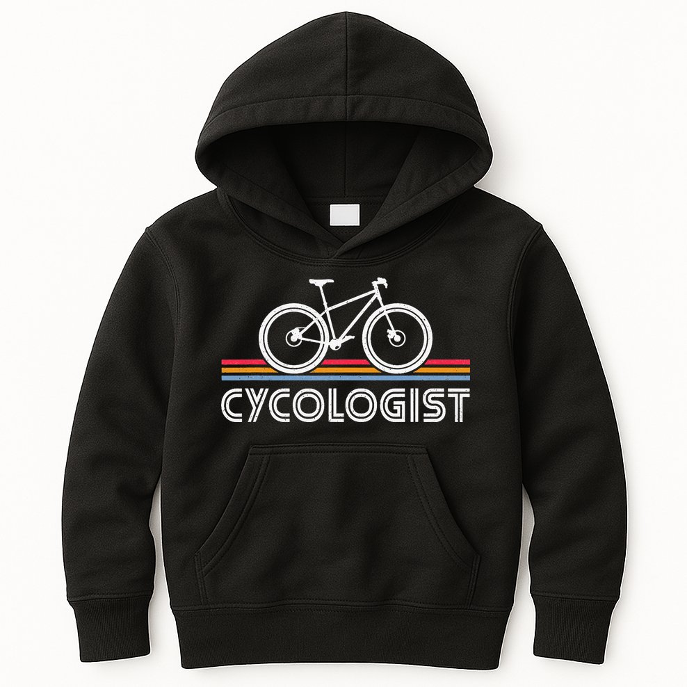 Cycologist Bicycle Funny Cycling Cycologist Kids Hoodie