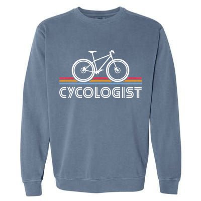 Cycologist Bicycle Funny Cycling Cycologist Garment-Dyed Sweatshirt