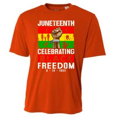 Celebrate Black Freedom Day Juneteenth Black History Month Funny Gift Cooling Performance Crew T-Shirt