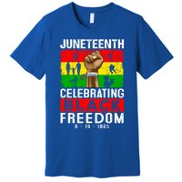 Celebrate Black Freedom Day Juneteenth Black History Month Funny Gift Premium T-Shirt