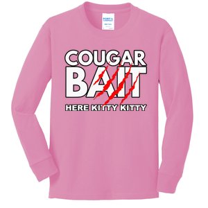 Cougar Bait Funny Halloween Costume Older Kids Long Sleeve Shirt