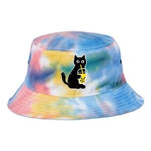 Cat Boba Funny Anime Japanese Tie Dye Newport Bucket Hat