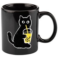 Cat Boba Funny Anime Japanese 11oz C Handle Ceramic Mug