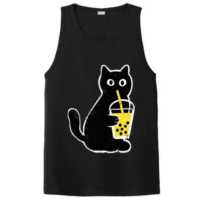 Cat Boba Funny Anime Japanese PosiCharge Competitor Tank