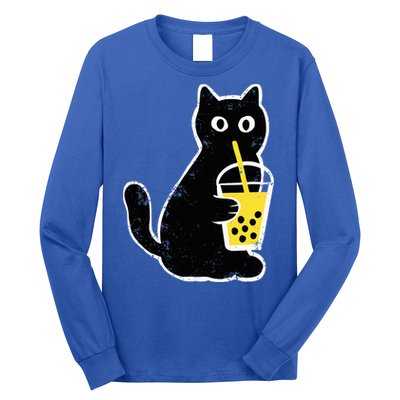 Cat Boba Funny Anime Japanese Long Sleeve Shirt