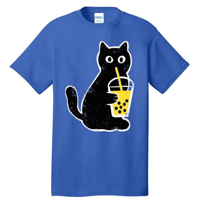 Cat Boba Funny Anime Japanese Tall T-Shirt