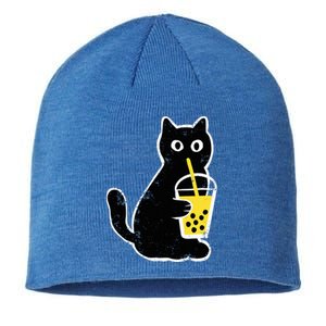 Cat Boba Funny Anime Japanese Sustainable Beanie