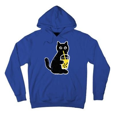 Cat Boba Funny Anime Japanese Tall Hoodie