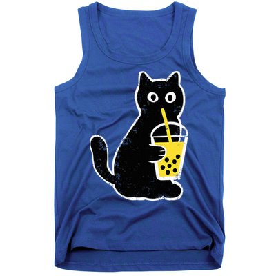 Cat Boba Funny Anime Japanese Tank Top